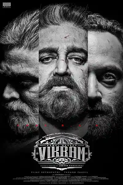 Download Vikram (2022) UNCUT Dual Audio {Hindi-Tamil} Movie 480p | 720p | 1080p WEB-DL ESub